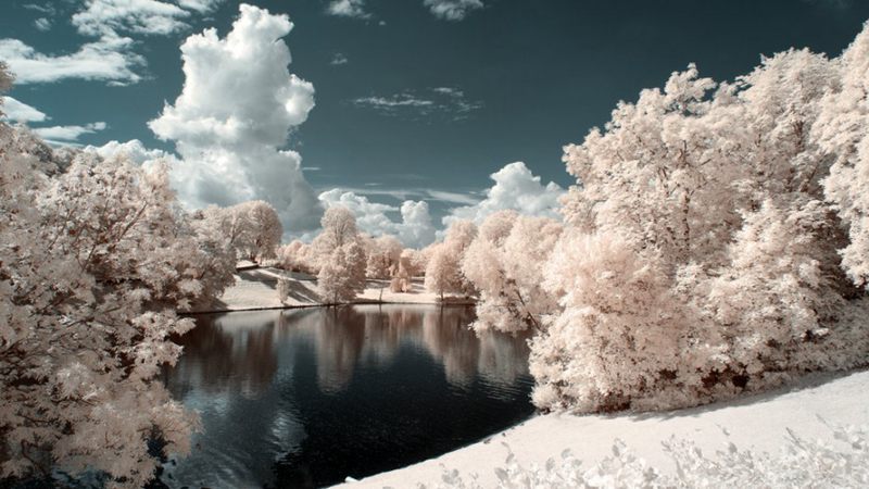 攝影技巧：紅外攝影下的綠色變成了雪景(圖3)