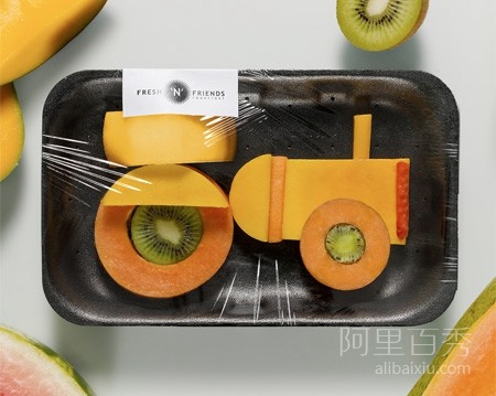 俏皮可愛的水果拼盤，不怕孩子再挑食--置頂表情