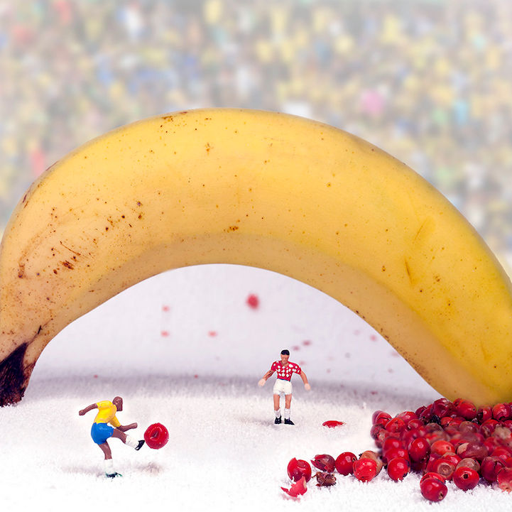 微距攝影的食物和人偶，每個(gè)都是不同的故事--置頂表情